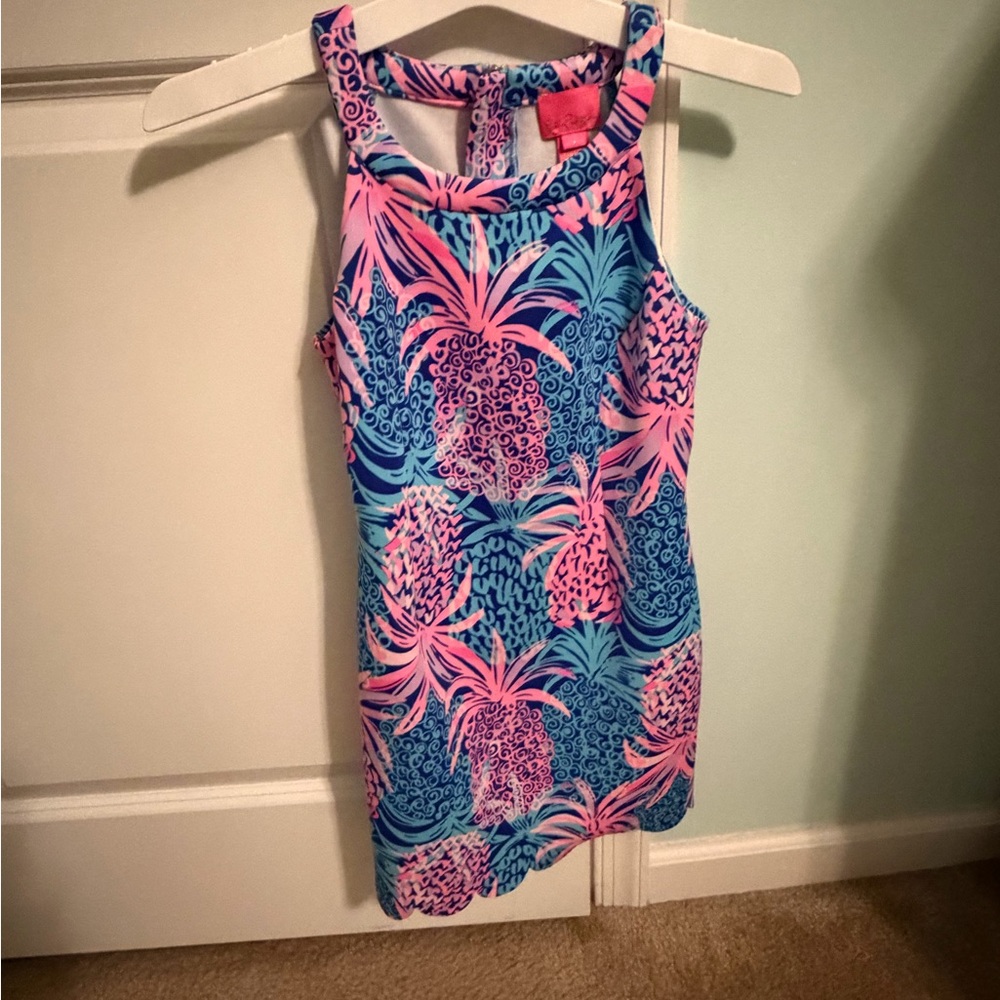 Lilly Pulitzer Pink and Blue Kids Dress